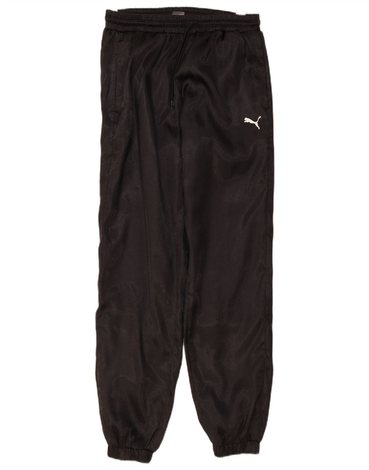 Puma Womens Tracksuit Trousers Joggers UK 14 Medium Black Polyester
