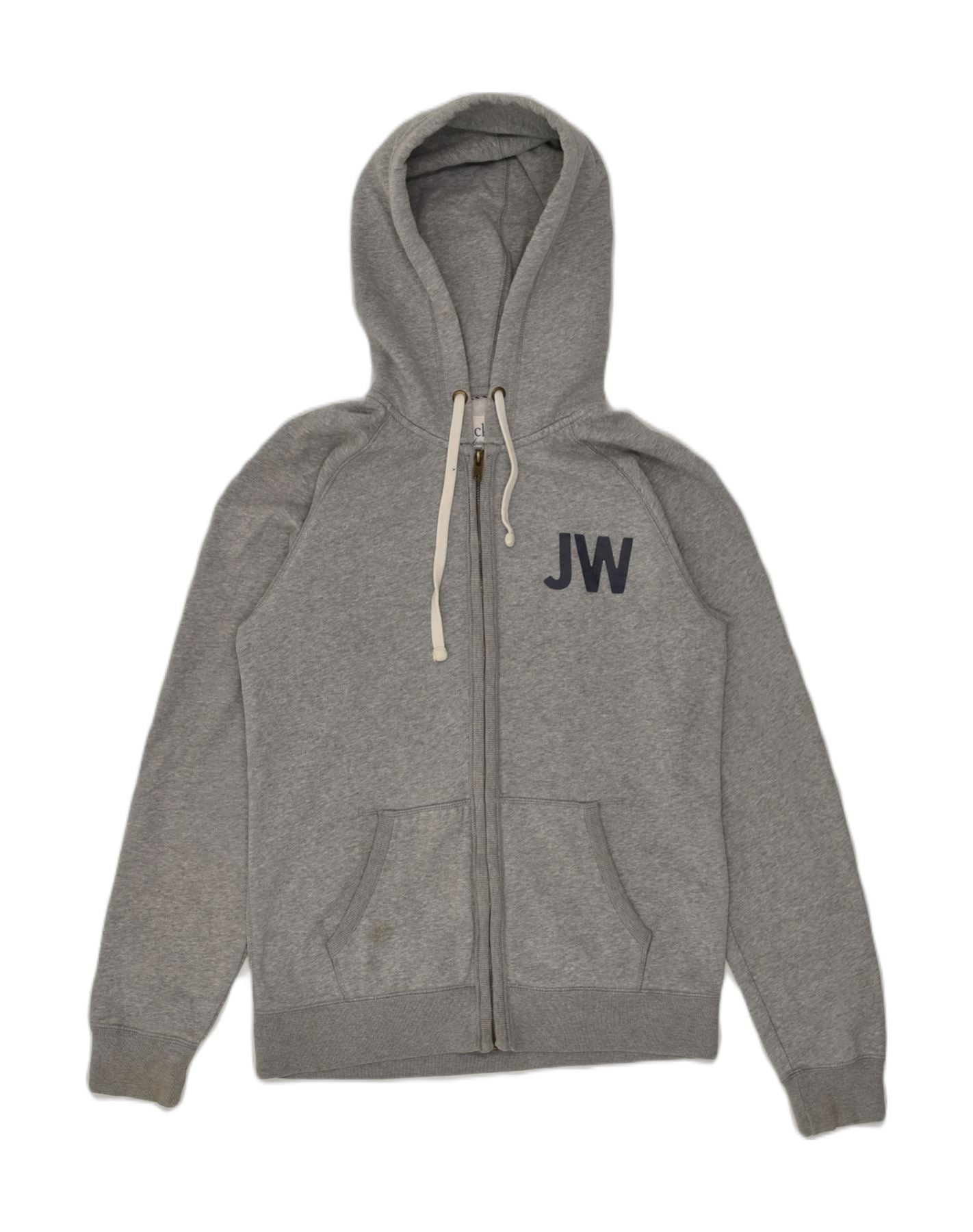 Jack wills grey 2024 zip up hoodie