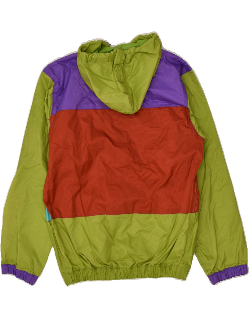 JEANTEX Boys Hooded Rain Jacket 9-10 Years Multicoloured Colourblock | Vintage Jeantex | Thrift | Second-Hand Jeantex | Used Clothing | Messina Hembry 