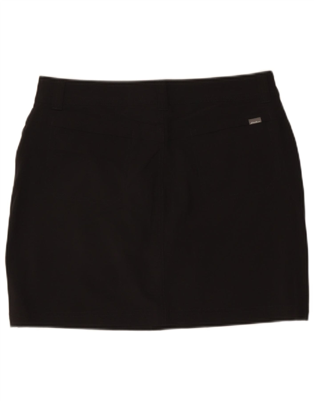 EDDIE BAUER Womens Mini Skirt US 8 Medium W30 Black Polyester
