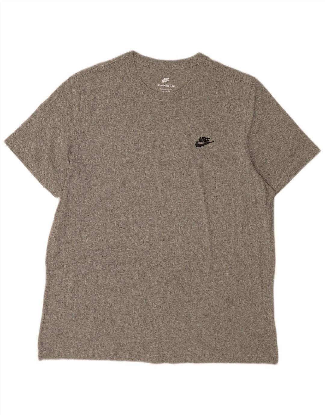 Nike Mens T-Shirt Top XL Grey Flecked Cotton