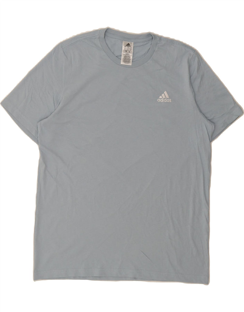 ADIDAS Mens T-Shirt Top Large Blue Cotton Vintage Adidas and Second-Hand Adidas from Messina Hembry 