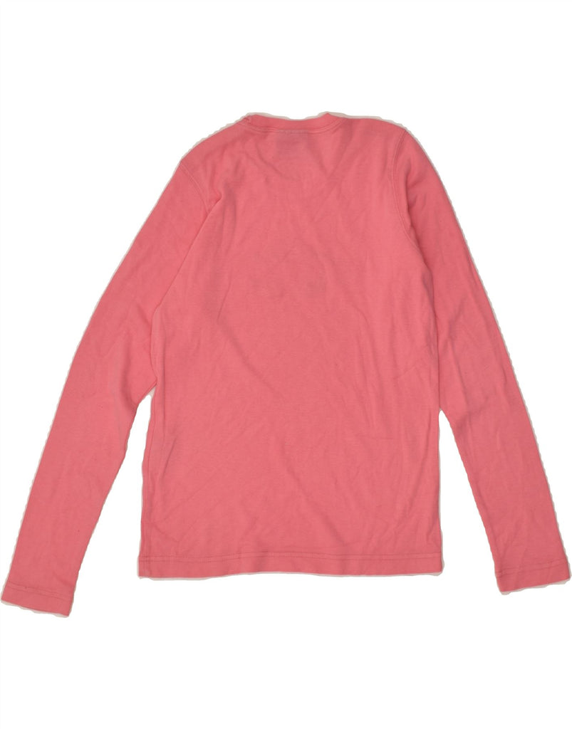 CHAMPION Girls Graphic Top Long Sleeve 13-14 Years XL Pink Cotton | Vintage Champion | Thrift | Second-Hand Champion | Used Clothing | Messina Hembry 