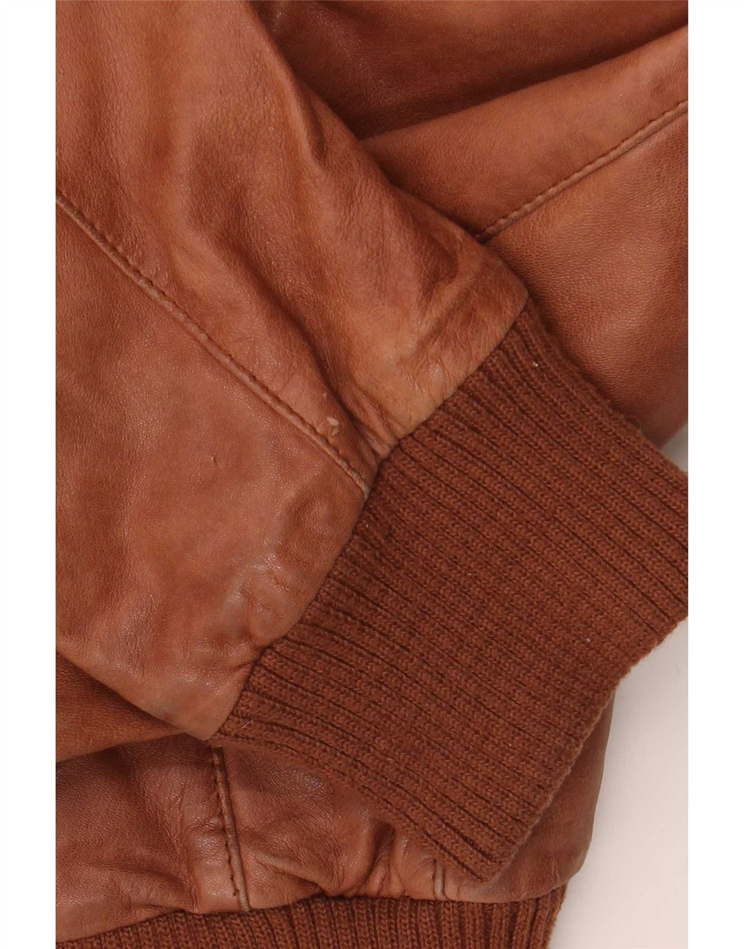 Conbipel Mens Leather Jacket IT 50 Large Brown