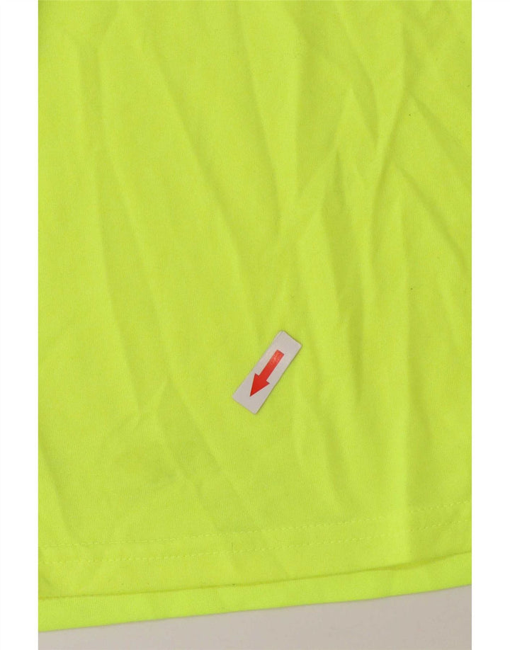 Nike Womens Dri Fit Regular T-Shirt Top UK 12 Medium Green