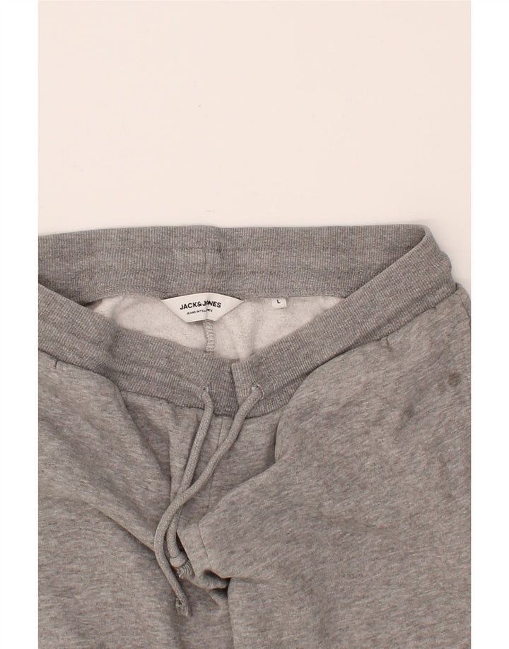 JACK & JONES Mens Tracksuit Trousers Joggers Large  Grey Cotton Vintage Jack & Jones and Second-Hand Jack & Jones from Messina Hembry 