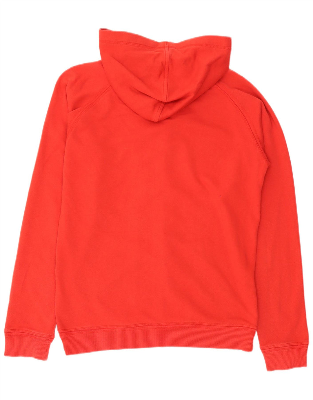 Asics Mens Zip Hoodie Sweater Medium Red Cotton