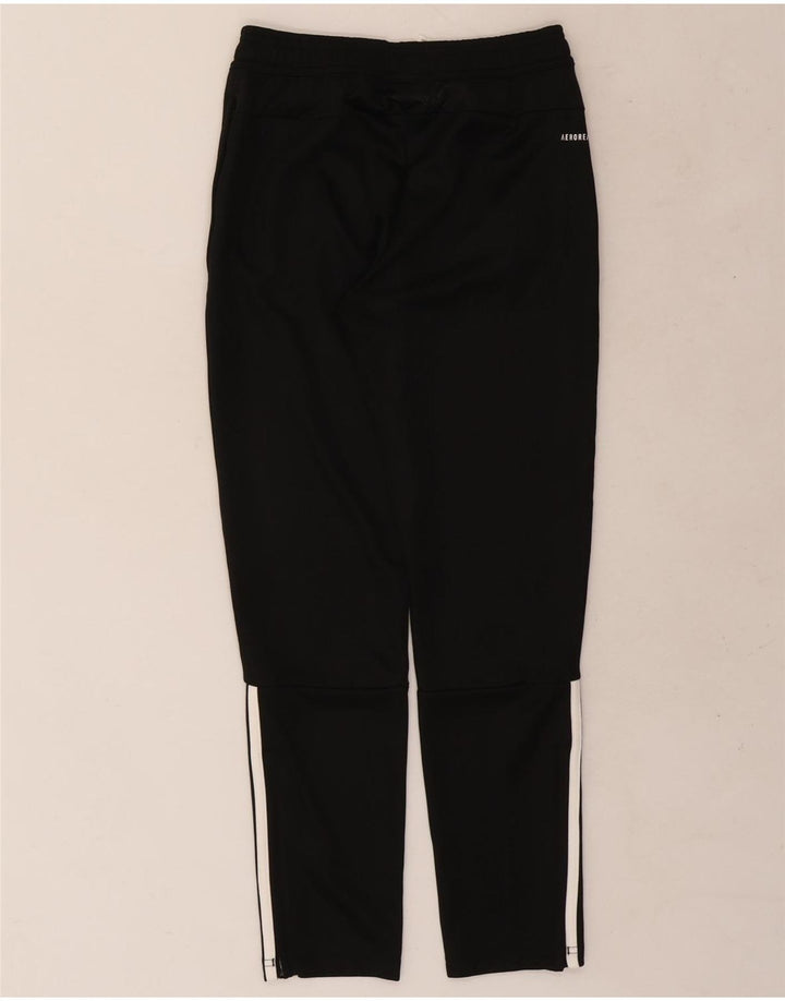 Adidas Boys Aeroready Tracksuit Trousers 11-12 Years  Black Polyester
