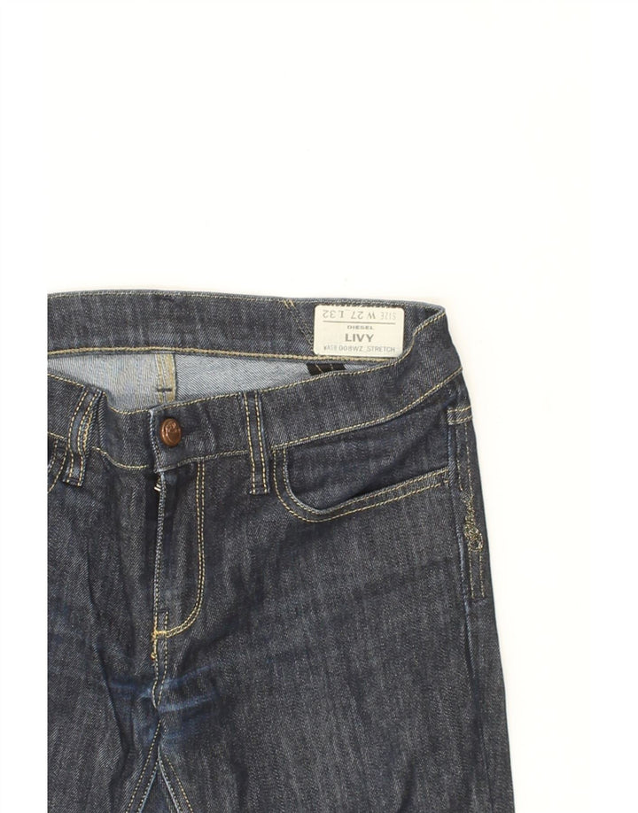 DIESEL Womens Livy Slim Jeans W27 L32 Navy Blue Vintage Diesel and Second-Hand Diesel from Messina Hembry 