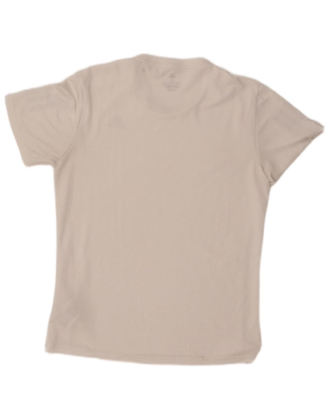 ADIDAS Mens Climacool T-Shirt Top Small Off White Polyester