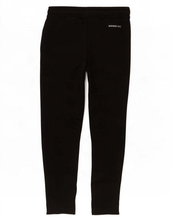 Adidas Boys Tracksuit Trousers 7-8 Years Black Polyester