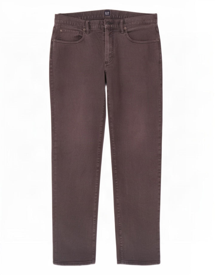 Gap Womens Straight Jeans W32 L32 Brown Cotton