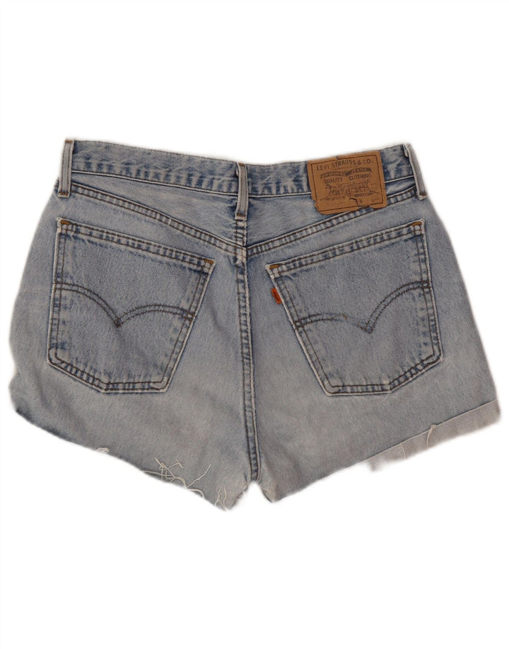 Levi's Womens Denim Shorts W33 Large Blue Cotton