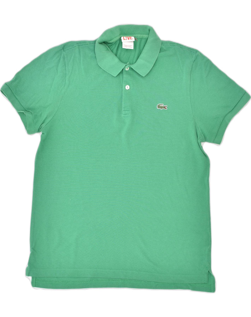 LACOSTE Mens Live Polo Shirt Size 4 Medium Green Cotton | Vintage | Thrift | Second-Hand | Used Clothing | Messina Hembry 