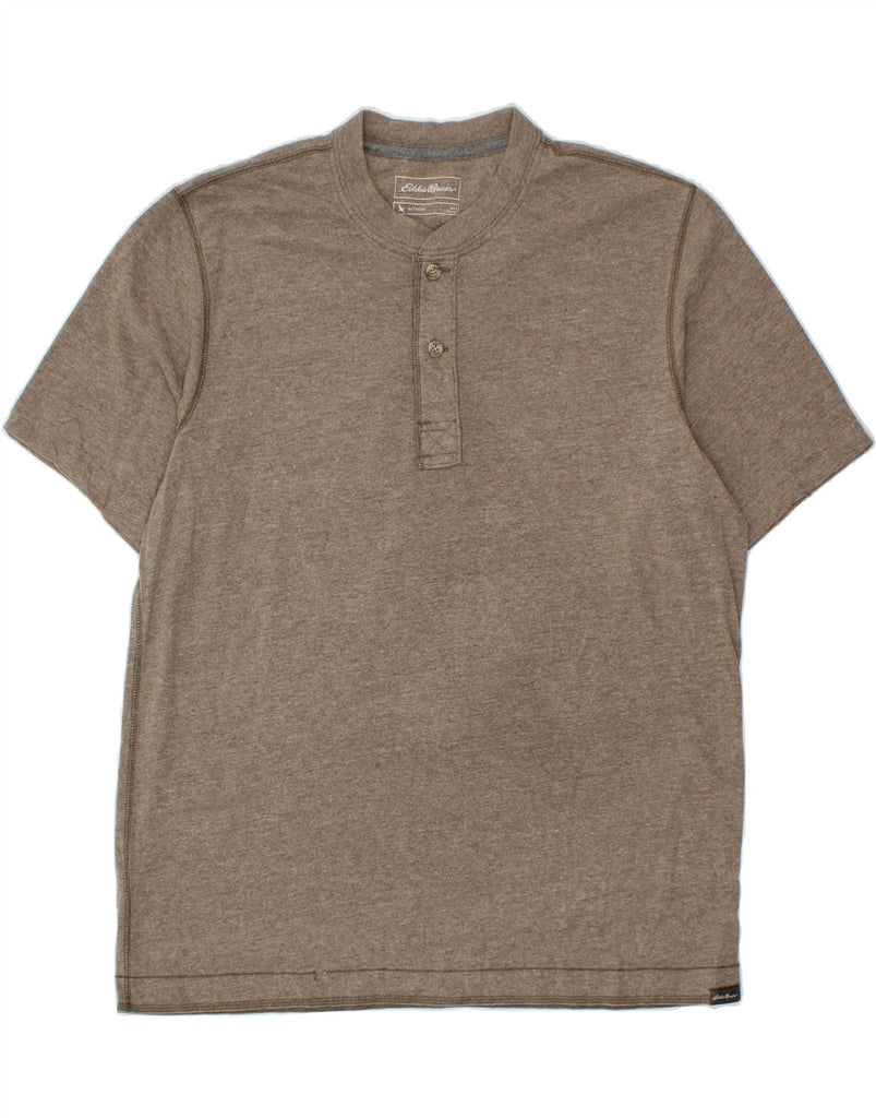 EDDIE BAUER Mens T-Shirt Top Large Grey Cotton Vintage Eddie Bauer and Second-Hand Eddie Bauer from Messina Hembry 
