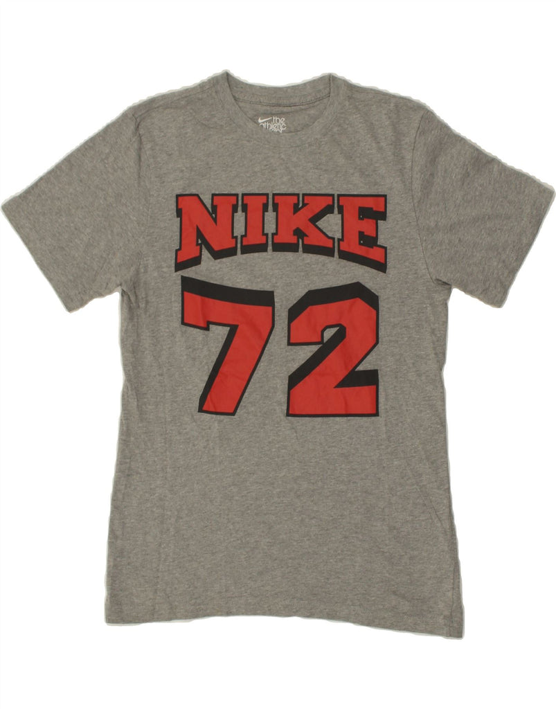 NIKE Mens Regular Fit Graphic T-Shirt Top Small Grey Cotton | Vintage Nike | Thrift | Second-Hand Nike | Used Clothing | Messina Hembry 