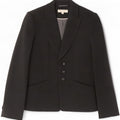 Marks & Spencer Womens Petite 3 Button Blazer Jacket UK 8 Small Grey