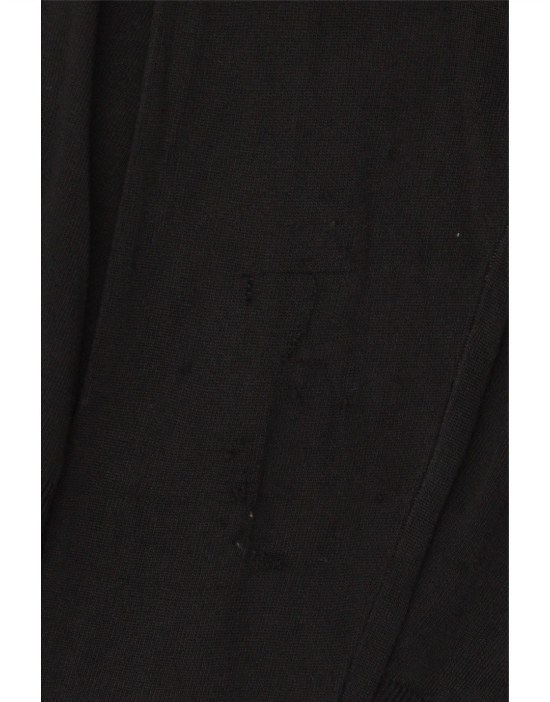 Zara Womens Basic Crop Cardigan Top UK 14 Large Black Viscose