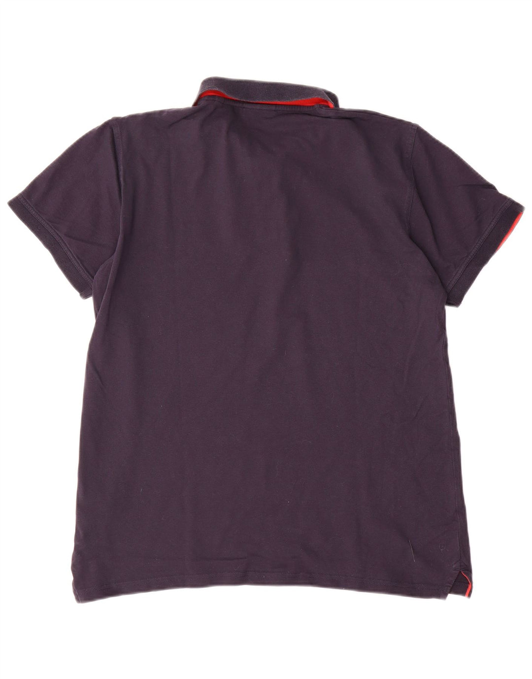 Gant Mens Polo Shirt Large Navy Blue Cotton