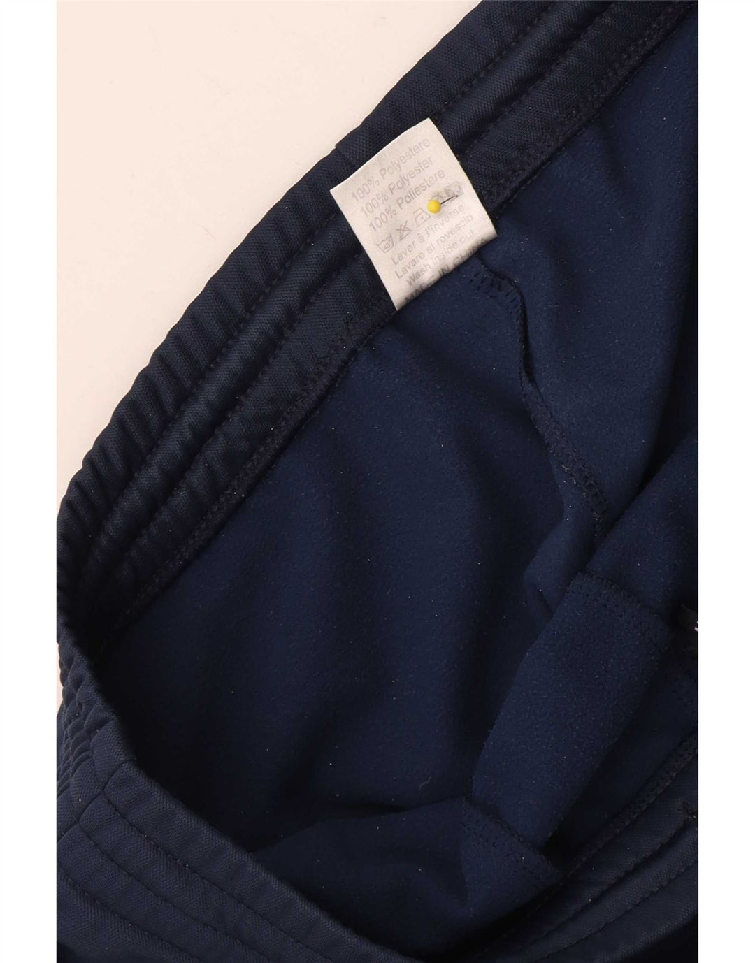 Asics Womens Tracksuit Trousers Large Navy Blue Polyester Sports