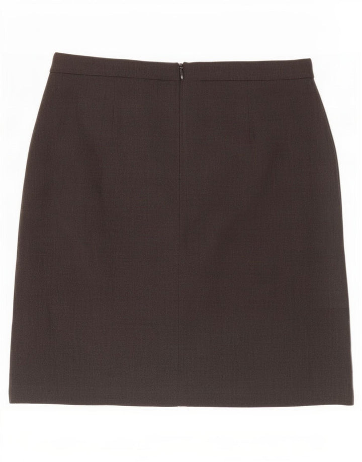 Marks & Spencer Womens Mini Skirt UK 12 Medium W30 Grey Polyester
