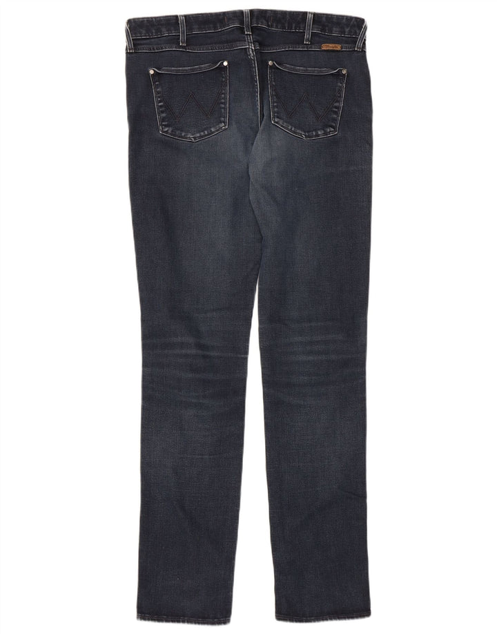 WRANGLER Womens Slim Jeans W32 L30 Navy Blue