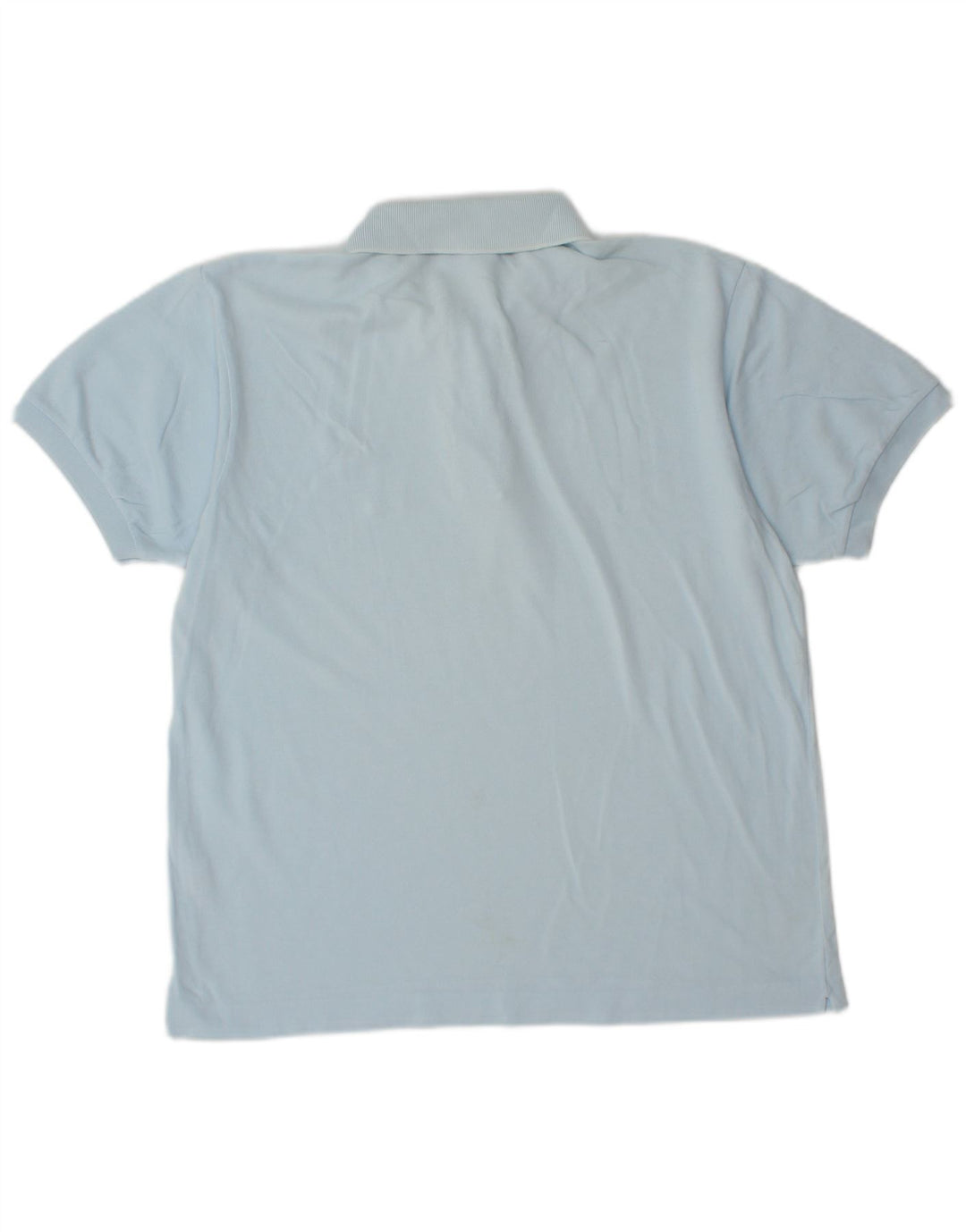 Lacoste Mens Polo Shirt Size 4 Medium Blue Cotton