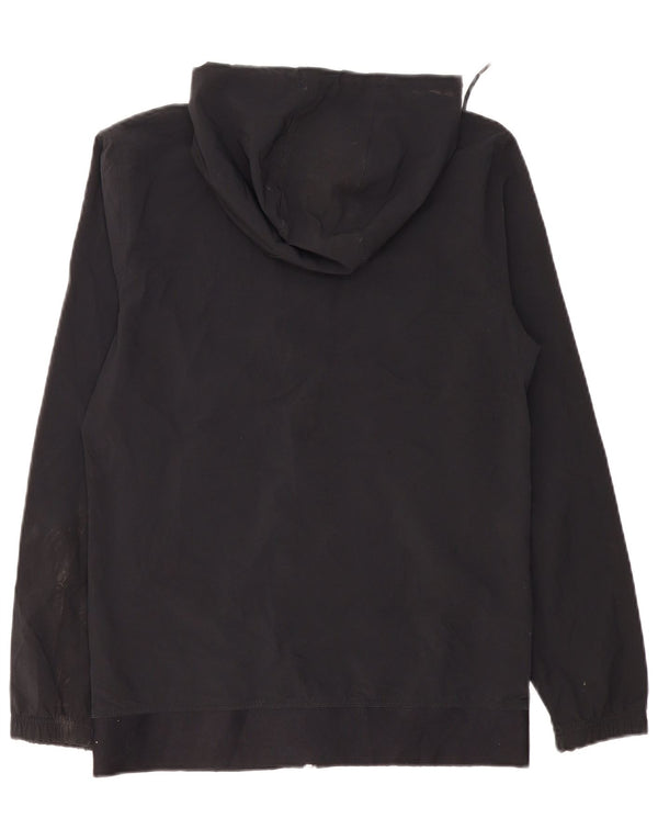 Under Armour Mens Hooded Rain Jacket UK 36 Small Black Colourblock