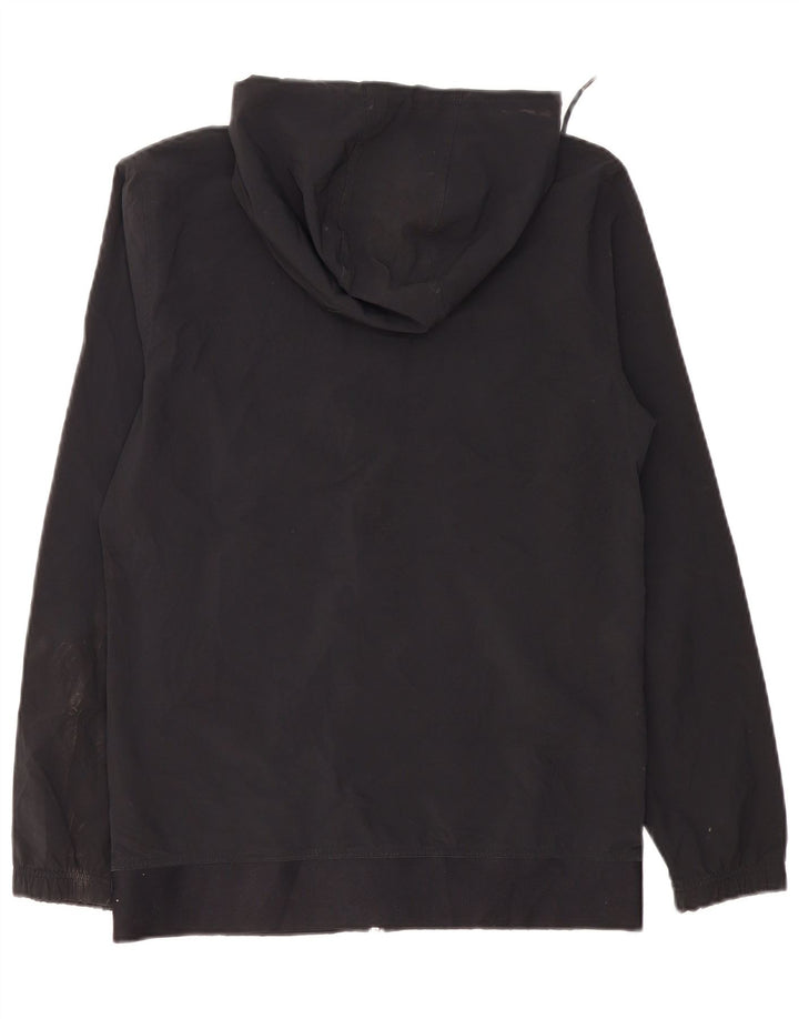 Under Armour Mens Hooded Rain Jacket UK 36 Small Black Colourblock