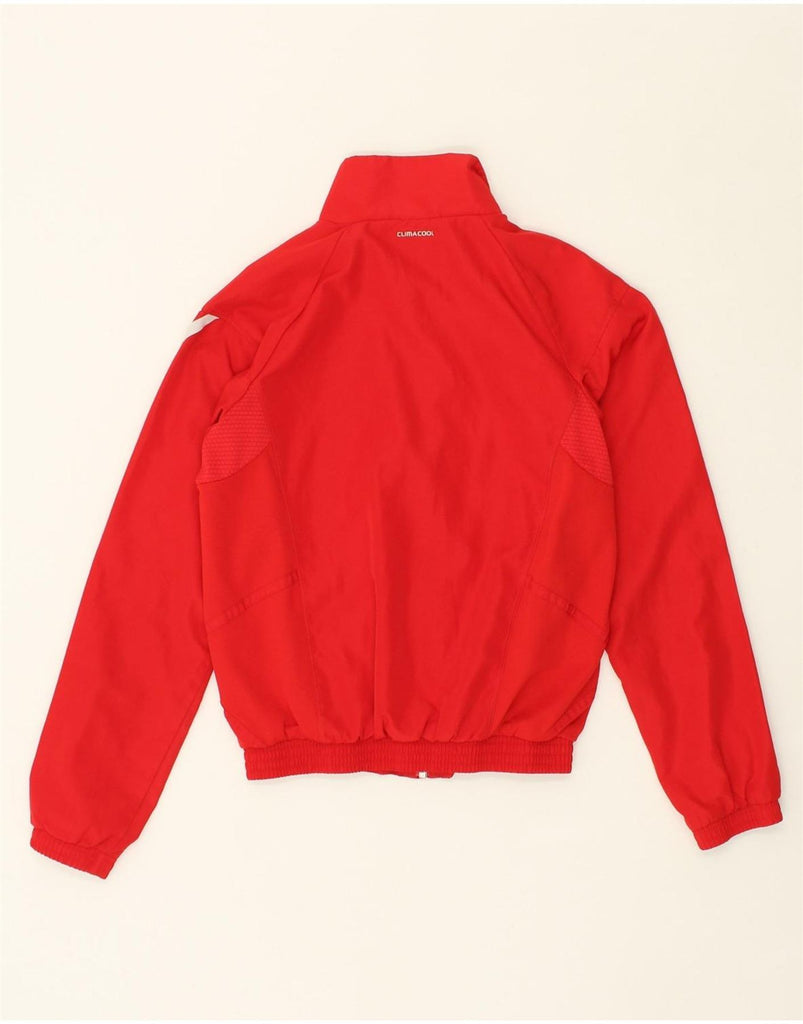 ADIDAS Girls Clima 365 Tracksuit Top Jacket 11-12 Years Red Polyester | Vintage Adidas | Thrift | Second-Hand Adidas | Used Clothing | Messina Hembry 