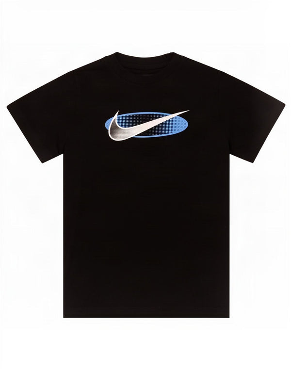 Nike Boys Graphic T-Shirt Top 12-13 Years Large Black Cotton