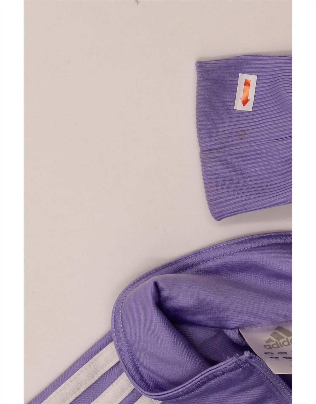 ADIDAS Womens Tracksuit Top Jacket UK 12 Medium  Purple Polyester