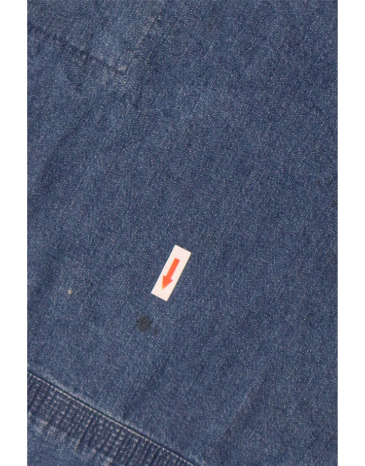 Orvis Womens 3/4 Sleeve Denim Dress US 8 Medium Blue Cotton