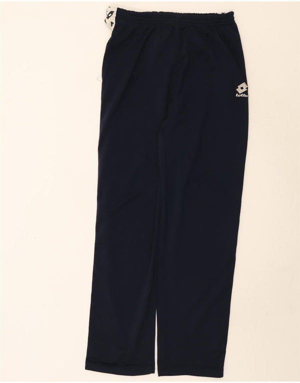 Lotto Mens Graphic Tracksuit Trousers Medium  Navy Blue Colourblock