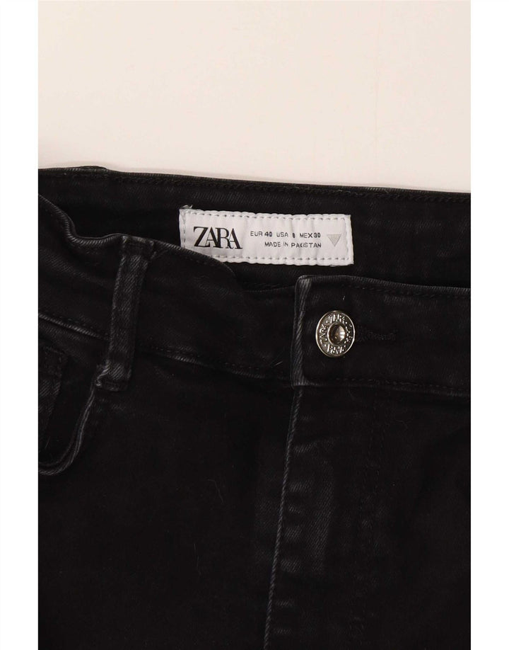 Zara Womens Slim Jeans EU 40 Medium W30 L27 Black