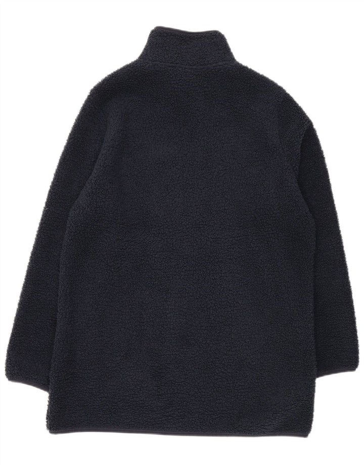 Jack Wolfskin Womens Fleece Jacket UK 18 XL Navy Blue Polyester