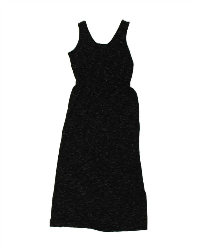 MOSSIMO Womens Sleeveless Maxi Dress UK 12 Medium Black Flecked | Vintage Mossimo | Thrift | Second-Hand Mossimo | Used Clothing | Messina Hembry 