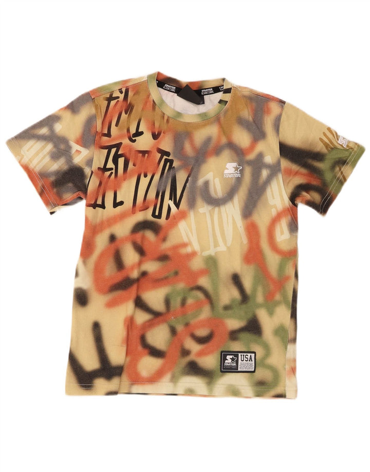 Starter Boys Graffiti Graphic T-Shirt Top 11-12 Years Multicoloured Cotton