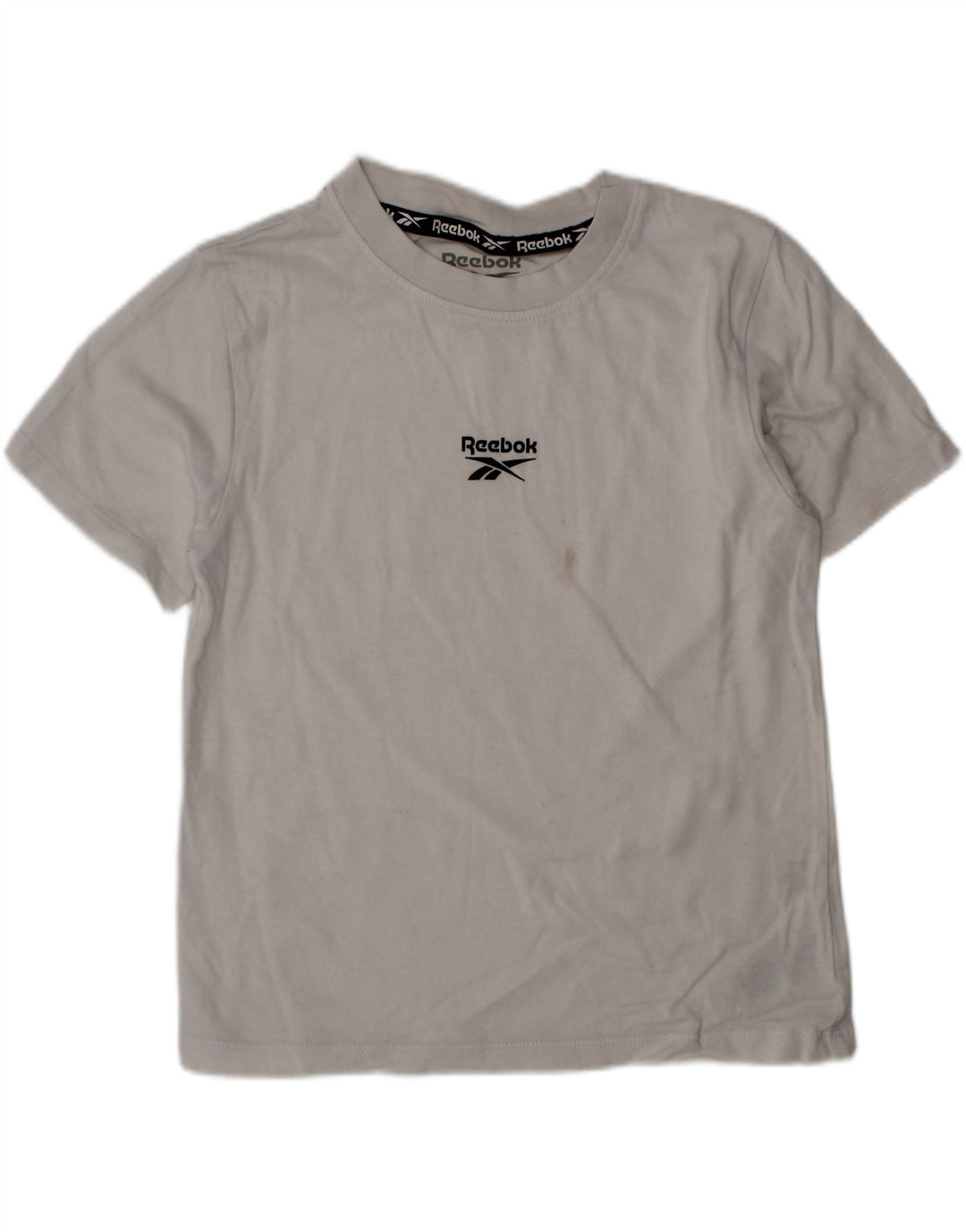 Reebok Boys Graphic T-Shirt Top 6-7 Years White Cotton