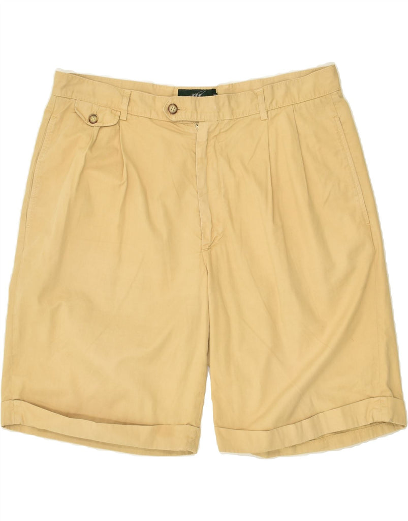 HENRY COTTONS Mens Chino Shorts IT 54 2XL W37  Beige Cotton | Vintage Henry Cottons | Thrift | Second-Hand Henry Cottons | Used Clothing | Messina Hembry 