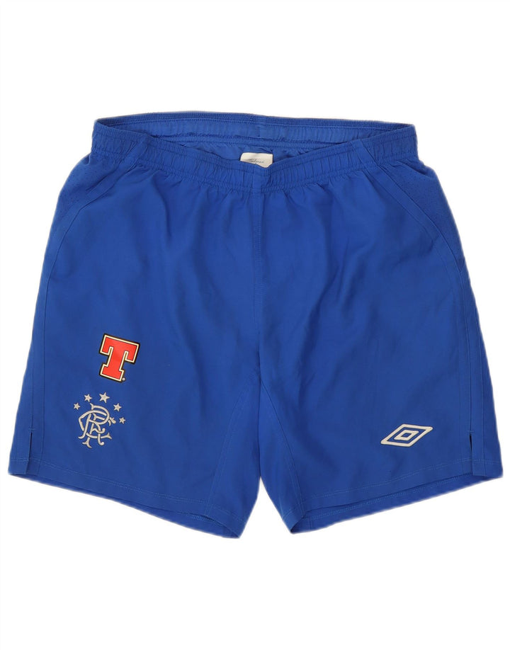 Umbro Mens Graphic Sport Shorts Medium  Blue Sports