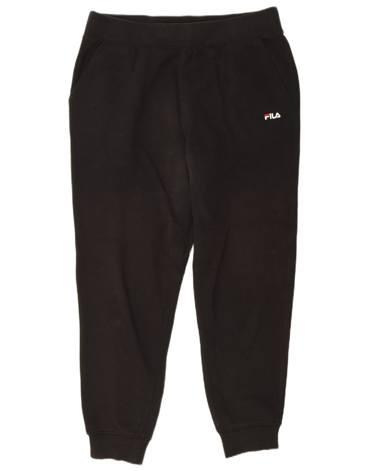 Fila Mens Tracksuit Trousers Joggers XL  Black Cotton