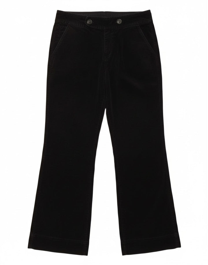 EDDIE BAUER Womens Bootcut Casual Trousers W32 L31 Black