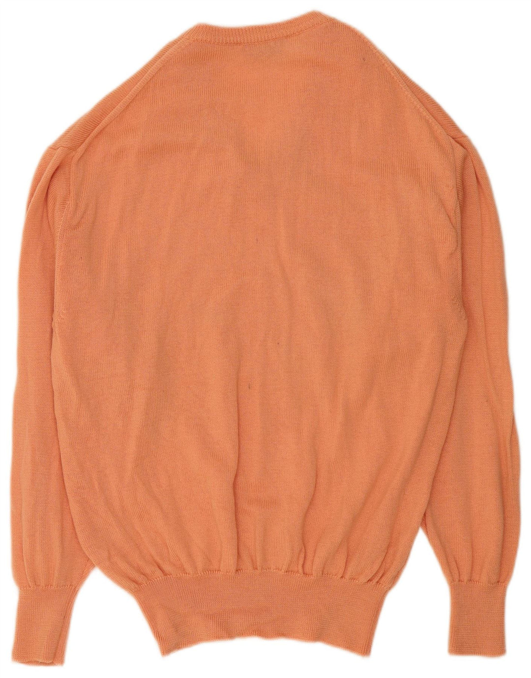 Fila Mens V-Neck Jumper Sweater IT 52 Large Orange
