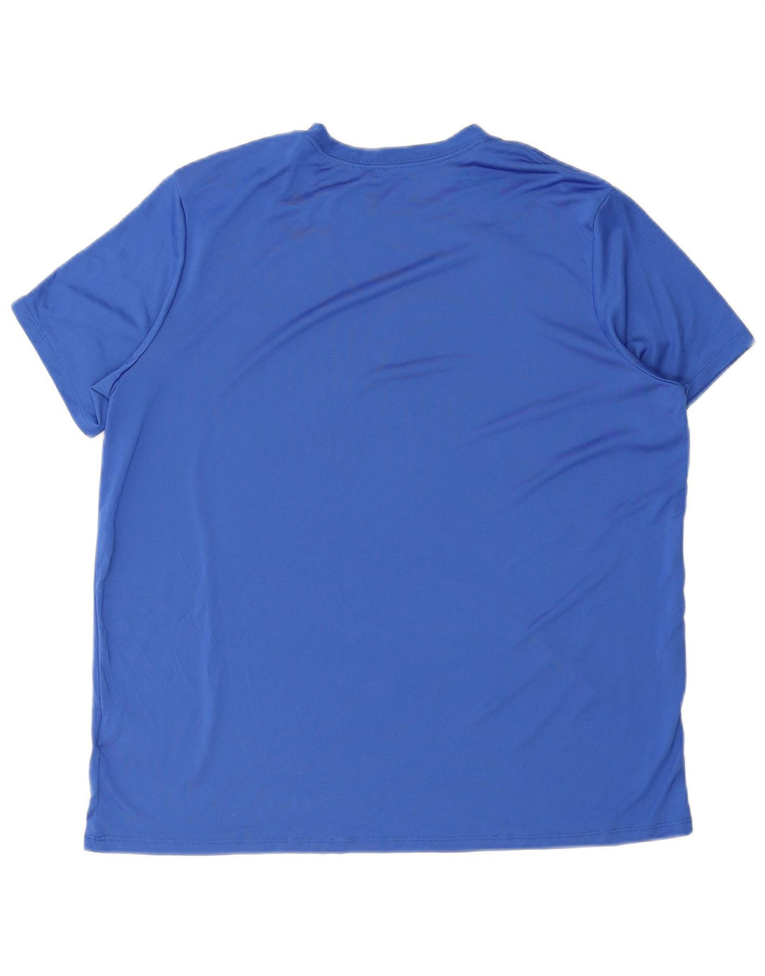 Nike Mens Dri Fit T-Shirt Top XL Blue Polyester