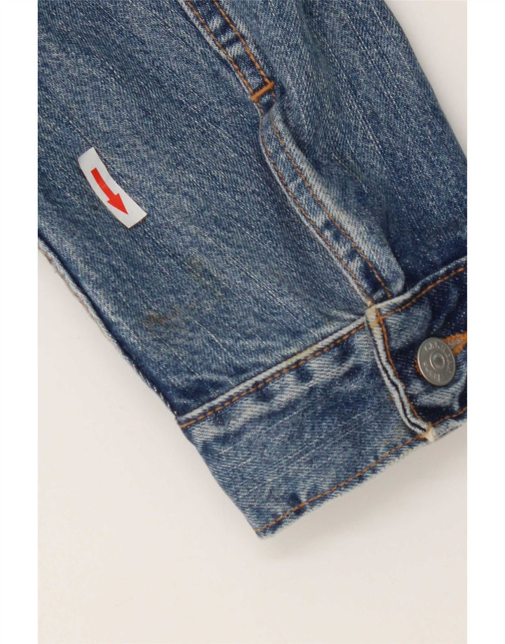 Carrera Womens Denim Jacket UK 20 2XL Blue Cotton