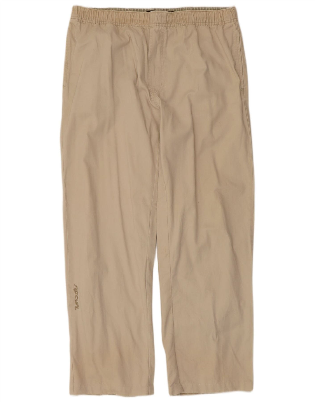Rip Curl Mens Straight Chino Trousers Medium W34 L29 Beige Cotton