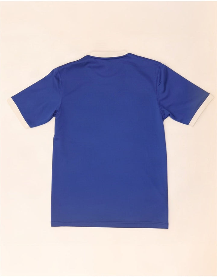 Umbro Mens T-Shirt Top Small Blue Polyester