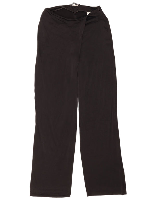 Zara Womens Loose Fit Casual Trousers Medium W28 L34 Black Viscose