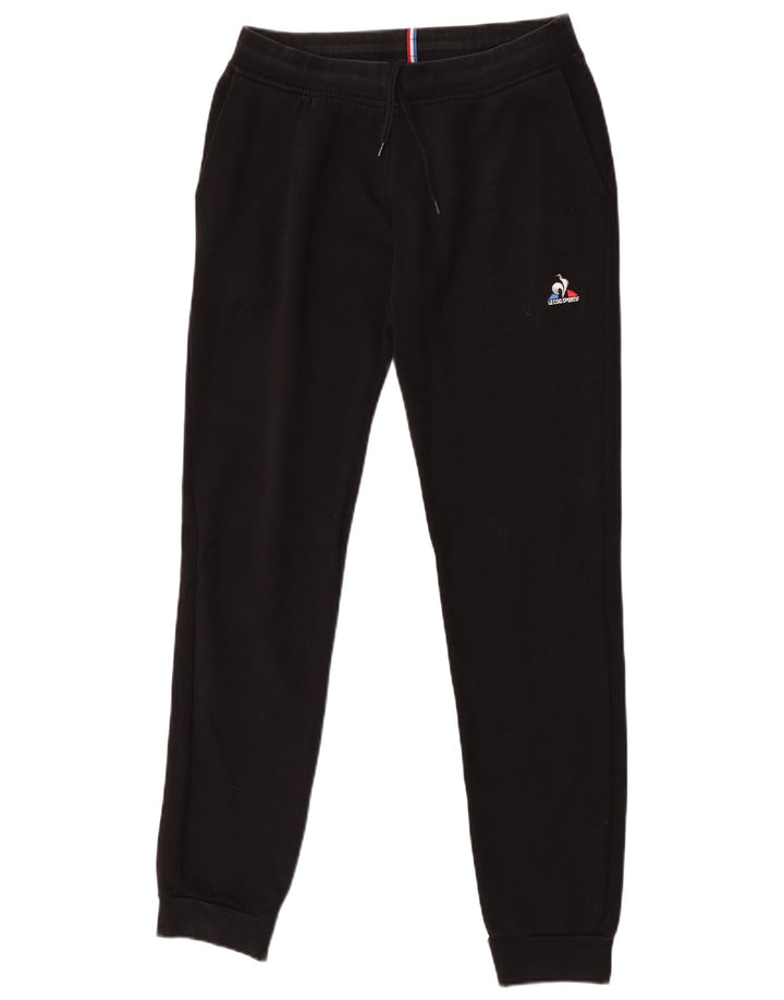 Le Coq Sportif Mens Tracksuit Trousers Joggers Medium  Black Cotton